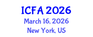 International Conference on Fisheries and Aquaculture (ICFA) March 16, 2026 - New York, United States International Conference on Fisheries and Aquaculture (ICFA) March 16, 2026 - New York, United States