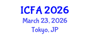 International Conference on Fisheries and Aquaculture (ICFA) March 23, 2026 - Tokyo, Japan International Conference on Fisheries and Aquaculture (ICFA) March 23, 2026 - Tokyo, Japan