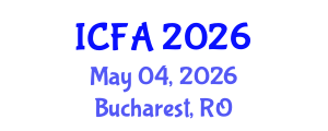 International Conference on Fisheries and Aquaculture (ICFA) May 04, 2026 - Bucharest, Romania International Conference on Fisheries and Aquaculture (ICFA) May 04, 2026 - Bucharest, Romania