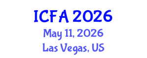 International Conference on Fisheries and Aquaculture (ICFA) May 11, 2026 - Las Vegas, United States International Conference on Fisheries and Aquaculture (ICFA) May 11, 2026 - Las Vegas, United States
