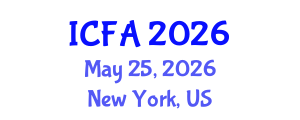 International Conference on Fisheries and Aquaculture (ICFA) May 25, 2026 - New York, United States International Conference on Fisheries and Aquaculture (ICFA) May 25, 2026 - New York, United States