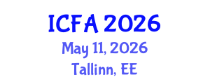 International Conference on Fisheries and Aquaculture (ICFA) May 11, 2026 - Tallinn, Estonia International Conference on Fisheries and Aquaculture (ICFA) May 11, 2026 - Tallinn, Estonia