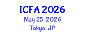 International Conference on Fisheries and Aquaculture (ICFA) May 25, 2026 - Tokyo, Japan International Conference on Fisheries and Aquaculture (ICFA) May 25, 2026 - Tokyo, Japan
