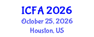 International Conference on Fisheries and Aquaculture (ICFA) October 25, 2026 - Houston, United States International Conference on Fisheries and Aquaculture (ICFA) October 25, 2026 - Houston, United States