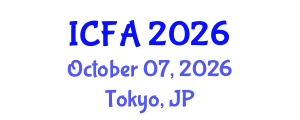 International Conference on Fisheries and Aquaculture (ICFA) October 07, 2026 - Tokyo, Japan International Conference on Fisheries and Aquaculture (ICFA) October 07, 2026 - Tokyo, Japan