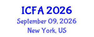 International Conference on Fisheries and Aquaculture (ICFA) September 09, 2026 - New York, United States International Conference on Fisheries and Aquaculture (ICFA) September 09, 2026 - New York, United States