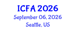 International Conference on Fisheries and Aquaculture (ICFA) September 06, 2026 - Seattle, United States International Conference on Fisheries and Aquaculture (ICFA) September 06, 2026 - Seattle, United States