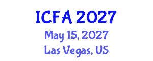 International Conference on Fisheries and Aquaculture (ICFA) May 15, 2027 - Las Vegas, United States International Conference on Fisheries and Aquaculture (ICFA) May 15, 2027 - Las Vegas, United States