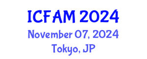 International Conference on Fisheries and Aquaculture Management (ICFAM) November 07, 2024 - Tokyo, Japan
