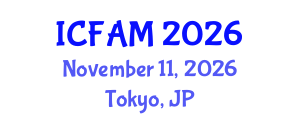 International Conference on Fisheries and Aquaculture Management (ICFAM) November 11, 2026 - Tokyo, Japan