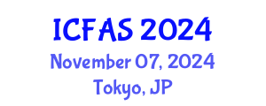 International Conference on Fisheries and Aquaculture Sciences (ICFAS) November 07, 2024 - Tokyo, Japan