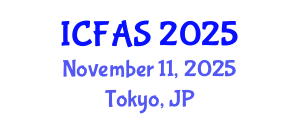 International Conference on Fisheries and Aquaculture Sciences (ICFAS) November 11, 2025 - Tokyo, Japan