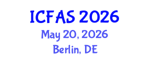 International Conference on Fisheries and Aquaculture Sciences (ICFAS) May 20, 2026 - Berlin, Germany