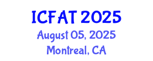International Conference on Fisheries and Aquaculture Technologies (ICFAT) August 05, 2025 - Montreal, Canada