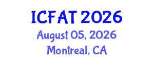 International Conference on Fisheries and Aquaculture Technologies (ICFAT) August 05, 2026 - Montreal, Canada