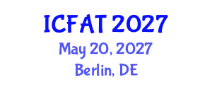 International Conference on Fisheries and Aquaculture Technology (ICFAT) May 20, 2027 - Berlin, Germany International Conference on Fisheries and Aquaculture Technology (ICFAT) May 20, 2027 - Berlin, Germany