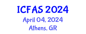 International Conference on Fisheries and Aquatic Sciences (ICFAS) April 04, 2024 - Athens, Greece