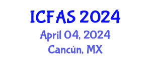 International Conference on Fisheries and Aquatic Sciences (ICFAS) April 04, 2024 - Cancún, Mexico