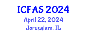 International Conference on Fisheries and Aquatic Sciences (ICFAS) April 22, 2024 - Jerusalem, Israel
