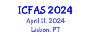 International Conference on Fisheries and Aquatic Sciences (ICFAS) April 11, 2024 - Lisbon, Portugal