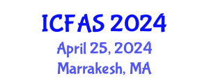 International Conference on Fisheries and Aquatic Sciences (ICFAS) April 25, 2024 - Marrakesh, Morocco