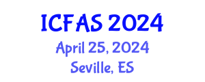 International Conference on Fisheries and Aquatic Sciences (ICFAS) April 25, 2024 - Seville, Spain