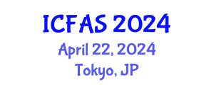 International Conference on Fisheries and Aquatic Sciences (ICFAS) April 22, 2024 - Tokyo, Japan