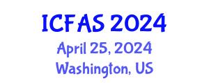 International Conference on Fisheries and Aquatic Sciences (ICFAS) April 25, 2024 - Washington, United States