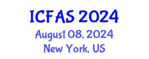 International Conference on Fisheries and Aquatic Sciences (ICFAS) August 08, 2024 - New York, United States