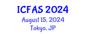International Conference on Fisheries and Aquatic Sciences (ICFAS) August 15, 2024 - Tokyo, Japan