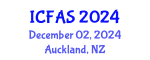 International Conference on Fisheries and Aquatic Sciences (ICFAS) December 02, 2024 - Auckland, New Zealand