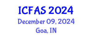 International Conference on Fisheries and Aquatic Sciences (ICFAS) December 09, 2024 - Goa, India