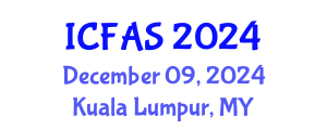 International Conference on Fisheries and Aquatic Sciences (ICFAS) December 09, 2024 - Kuala Lumpur, Malaysia