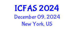 International Conference on Fisheries and Aquatic Sciences (ICFAS) December 09, 2024 - New York, United States