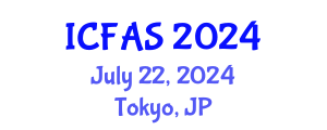 International Conference on Fisheries and Aquatic Sciences (ICFAS) July 22, 2024 - Tokyo, Japan
