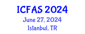 International Conference on Fisheries and Aquatic Sciences (ICFAS) June 27, 2024 - Istanbul, Turkey