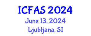 International Conference on Fisheries and Aquatic Sciences (ICFAS) June 13, 2024 - Ljubljana, Slovenia