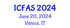 International Conference on Fisheries and Aquatic Sciences (ICFAS) June 20, 2024 - Venice, Italy