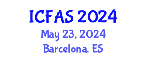 International Conference on Fisheries and Aquatic Sciences (ICFAS) May 23, 2024 - Barcelona, Spain