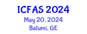International Conference on Fisheries and Aquatic Sciences (ICFAS) May 20, 2024 - Batumi, Georgia