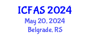 International Conference on Fisheries and Aquatic Sciences (ICFAS) May 20, 2024 - Belgrade, Serbia
