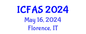 International Conference on Fisheries and Aquatic Sciences (ICFAS) May 16, 2024 - Florence, Italy