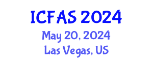 International Conference on Fisheries and Aquatic Sciences (ICFAS) May 20, 2024 - Las Vegas, United States