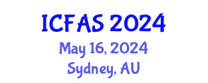 International Conference on Fisheries and Aquatic Sciences (ICFAS) May 16, 2024 - Sydney, Australia
