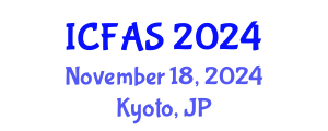 International Conference on Fisheries and Aquatic Sciences (ICFAS) November 18, 2024 - Kyoto, Japan