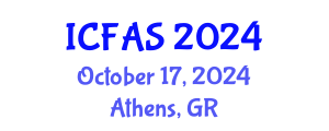 International Conference on Fisheries and Aquatic Sciences (ICFAS) October 17, 2024 - Athens, Greece