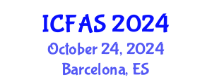 International Conference on Fisheries and Aquatic Sciences (ICFAS) October 24, 2024 - Barcelona, Spain