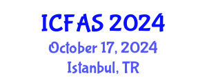 International Conference on Fisheries and Aquatic Sciences (ICFAS) October 17, 2024 - Istanbul, Turkey