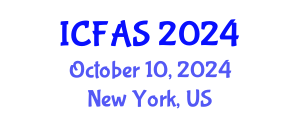 International Conference on Fisheries and Aquatic Sciences (ICFAS) October 10, 2024 - New York, United States