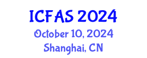 International Conference on Fisheries and Aquatic Sciences (ICFAS) October 10, 2024 - Shanghai, China